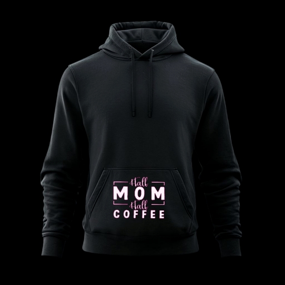 Hoodie/Sweatshirt: Half Mom Half Coffee - Picture 7 of 10